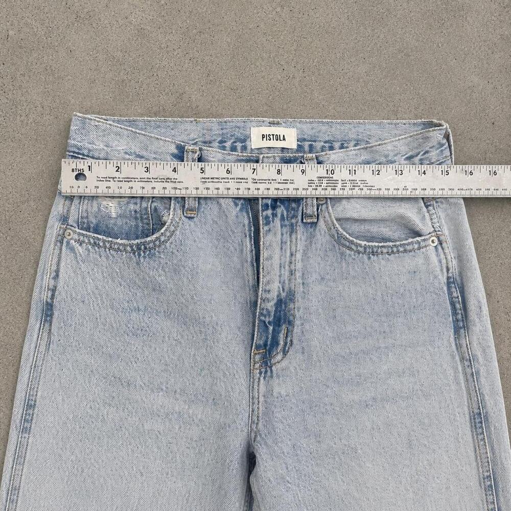 Pistola Light Wash Distressed High Rise Jeans 27 - Picture 6 of 6
